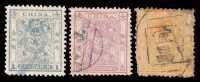 ○ 1885-1888年小龙邮票一组十二枚